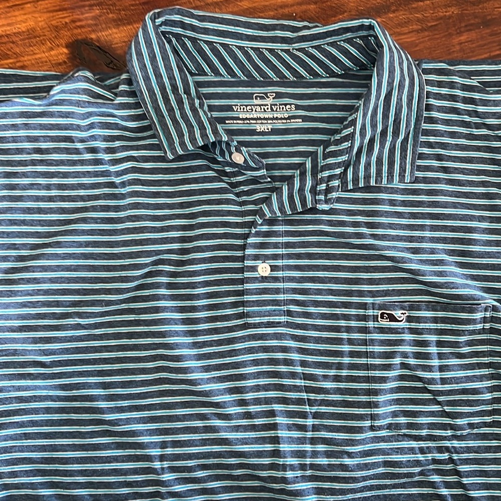 3XLT vineyard vines short sleeve polo